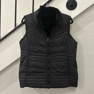 Reversible North Face black women’s vest